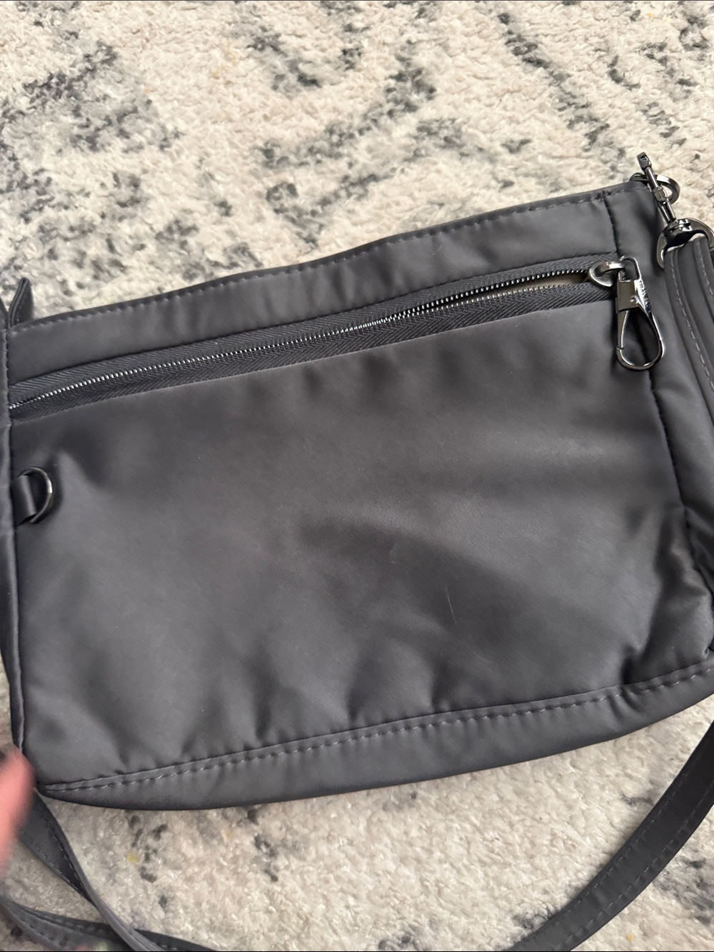 Travelon Gray Crossbody Organizer Messenger Bag - Picture 6 of 12
